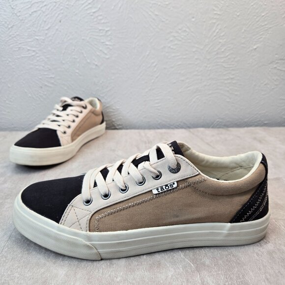 Taos Plim Soul Sneakers Canvas Colorblock Athletic Low Top Sporty Comfort Shoes - Picture 1 of 12